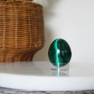 Natural Malachite egg
