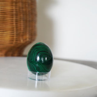 Natural Malachite egg