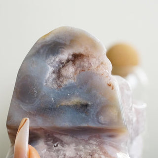 Druzy Pink Amethyst Skull ( 2lbs 9.5 oz. )