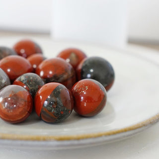 High quality Bloodstone small sphere