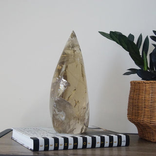 Large Natural Citrine Flame