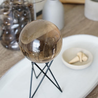 High quality Brazilian Smoky Quartz Sphere with nice clarity