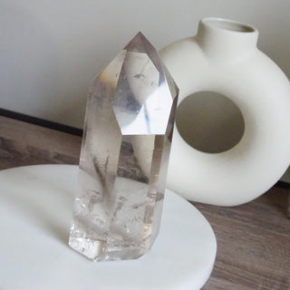 Light Brown Natural Smoky Quartz big tower 1532 grams