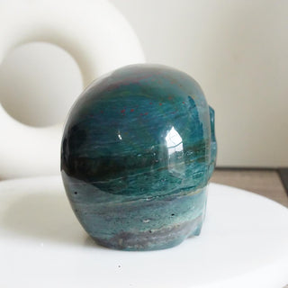 Teal Ocean Jasper big skull 3lb 2.2 oz