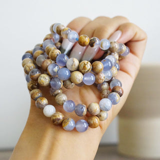 Garden Blue Chalcedony Bracelet