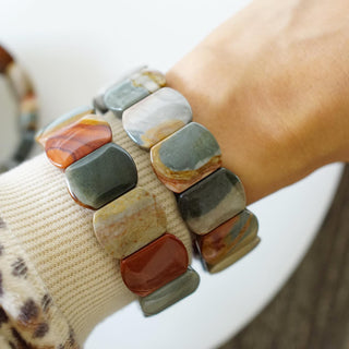 Polychrome Jasper Bangle