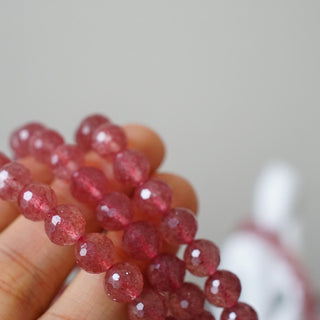 Strawberry Faceted bracelet