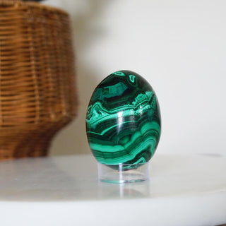 Natural Malachite Egg