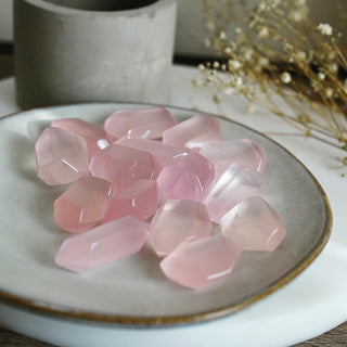 High quality Rose Quartz small Freeform