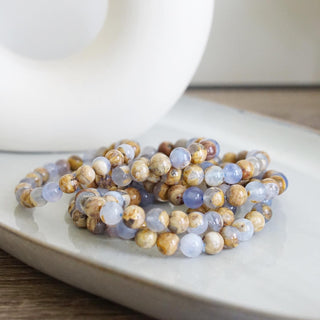 Garden Blue Chalcedony Bracelet