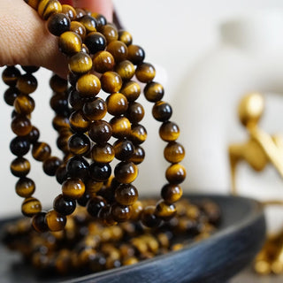 Yellow Tiger eyes bead bracelet