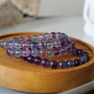 Rainbow Fluorite bead Bracelet