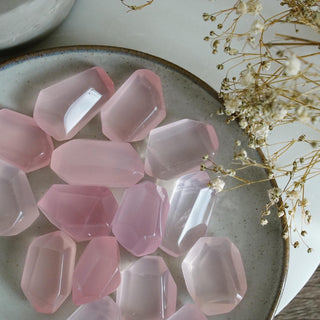 High quality Rose Quartz small Freeform
