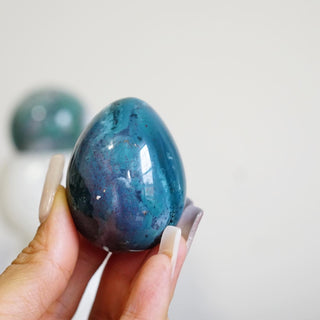 Teal Ocean Jasper egg