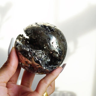 Druzy Peruvian Pyrite big sphere
