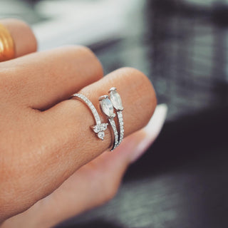 Moonstone adjustable Ring