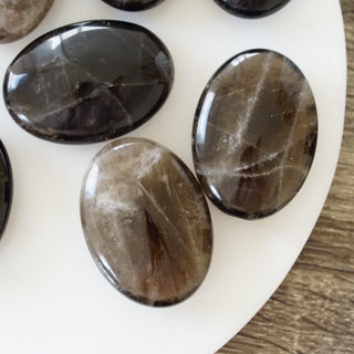 Smoky Quartz Palm stone