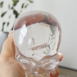 High quality Natural Clear Quartz Skull