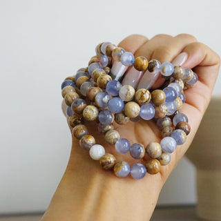 Garden Blue Chalcedony Bracelet