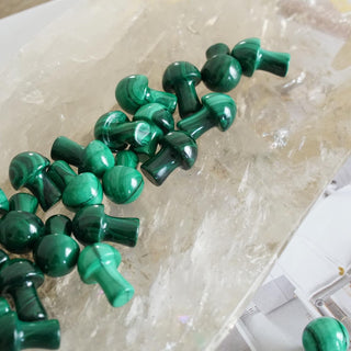 High Quality Natural Malachite mini mushroom