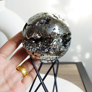 Druzy Peruvian Pyrite big sphere