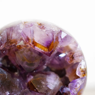 Rare Rutile Amethyst Geode Sphere