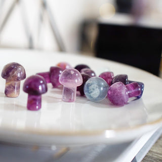 Fluorite mini Mushroom