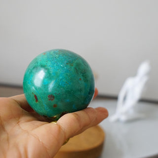 Chrysocolla sphere