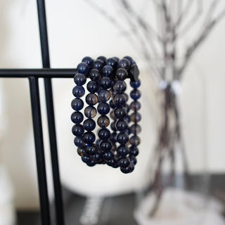 Transparent Iolite Beads Bracelet