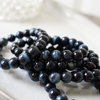 High quality Blue Tiger eye Bracelet ( 10 mm )
