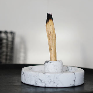Howlite Palo Santo stick holder