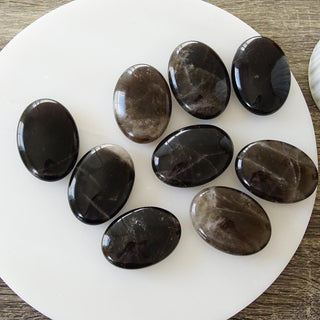 Smoky Quartz Palm stone