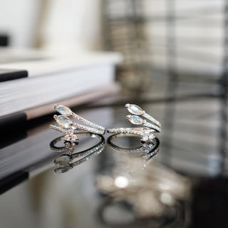 Moonstone adjustable Ring