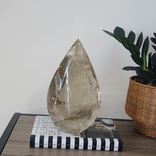 Large Natural Citrine Flame