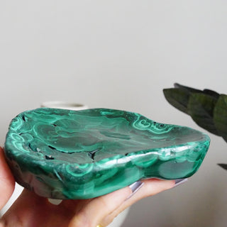 Natural Malachite Freestyle bowl 750 grams