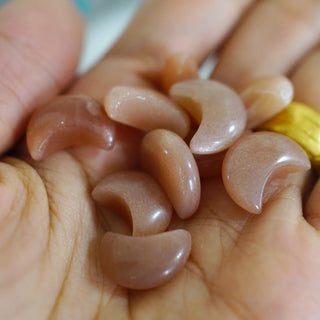 High quality Peace Moonstone in Sunstone mini moon