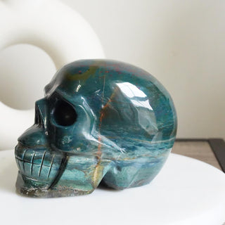 Teal Ocean Jasper big skull 3lb 2.2 oz