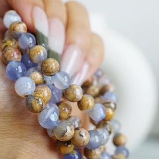 Garden Blue Chalcedony Bracelet