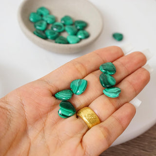 Natural Malachite mini heart