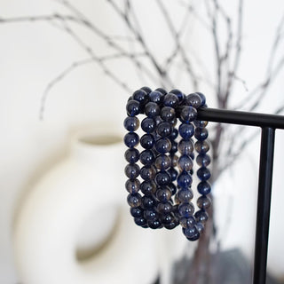 Transparent Iolite Beads Bracelet