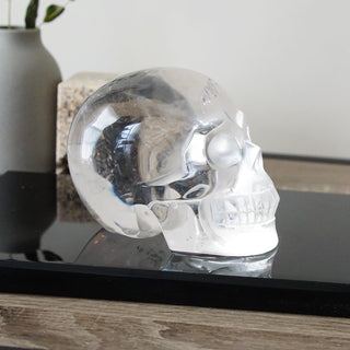 High quality Natural Clear Quartz Skull