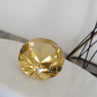 AAA Quality Natural Citrine Large Diamond