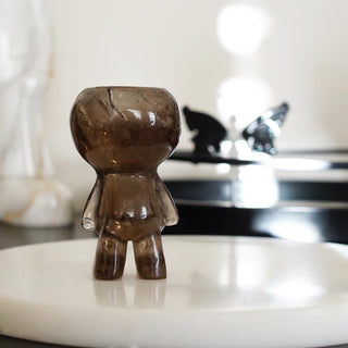 High Quality Smoky Quartz Cuphead Figure