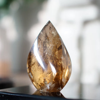High-Quality Brazilian Honey Citrine Flame