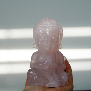 5.8 inches Rose Quartz Buddha