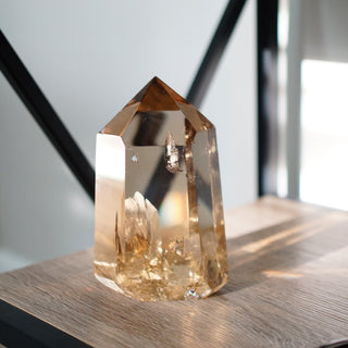 High Quality AAA Brazilian Honey Citrine Tower