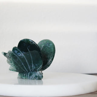 Moss Agate Butterfly