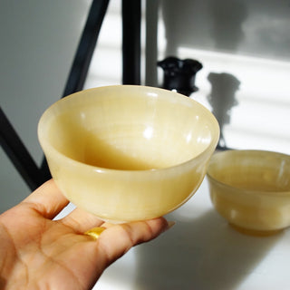 Yellow Calcite Bowl
