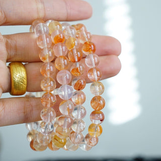 Koi Fish Hematoid beads Bracelet ( 8 mm)