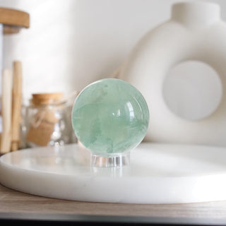 Green Fluorite sphere